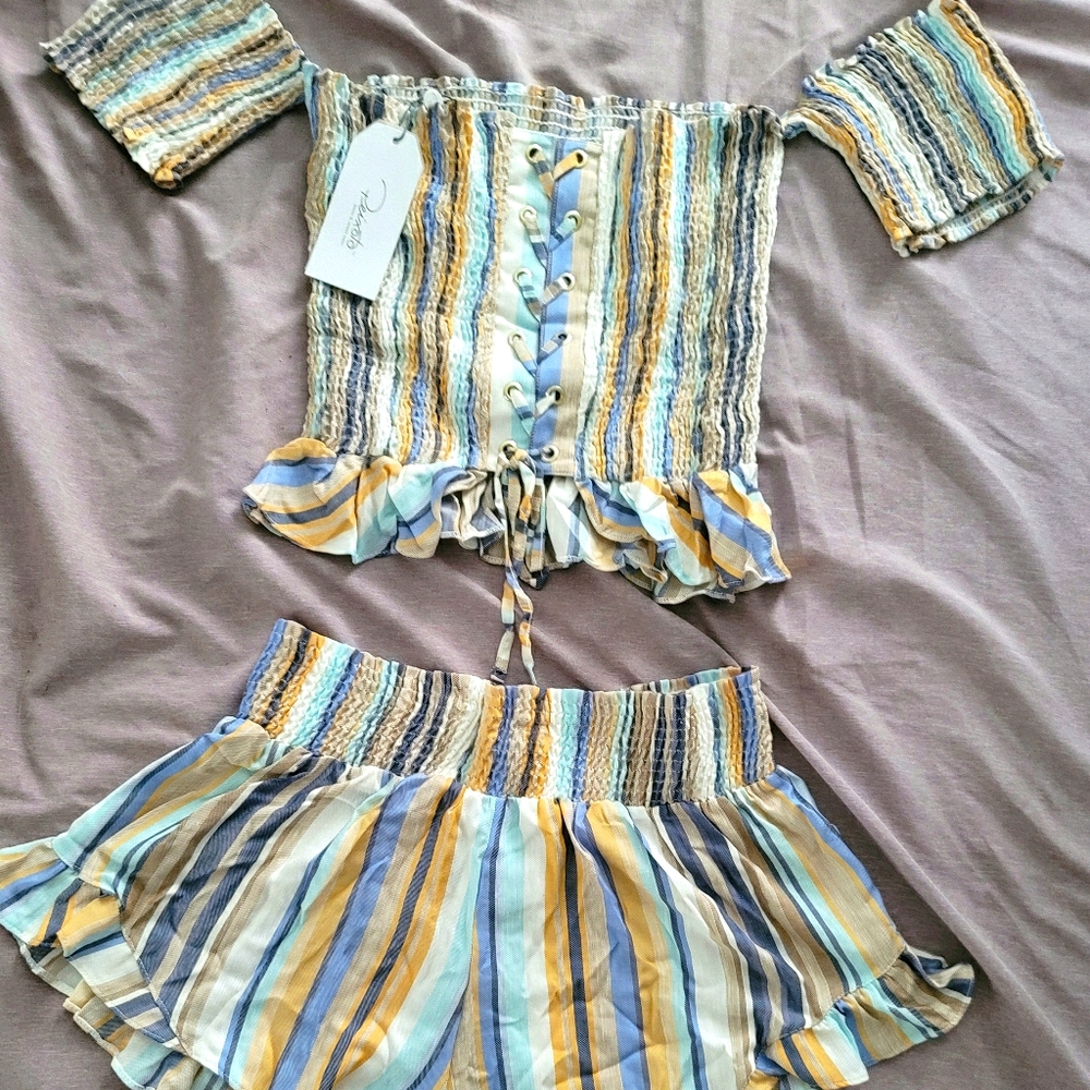 Peixoto 2-peice Swimsuit Cover-up set